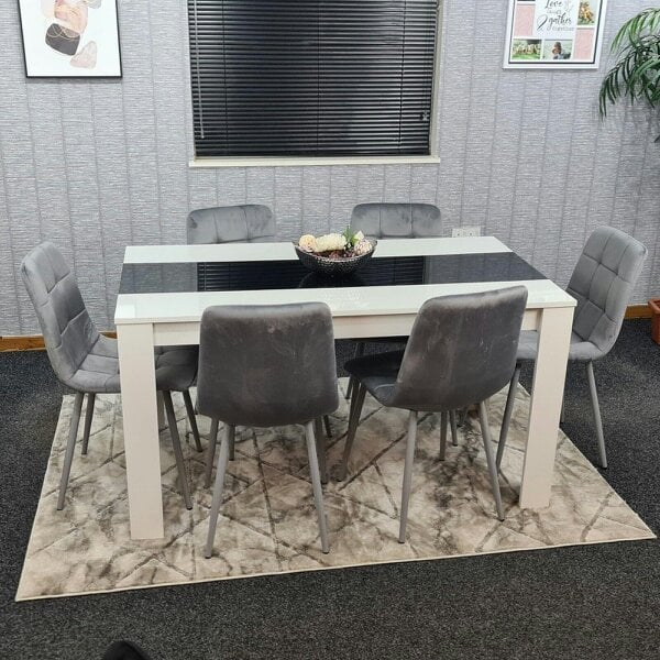 Kosy Koala Dining Table Set with 6 Chairs Dining Room and Kitchen table set of 6