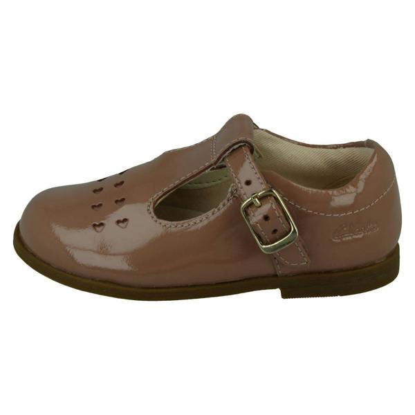 Clarks Girls Clarks Patent Leather Formal Shoes - Drew Play