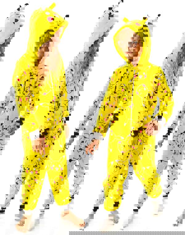 Pokemon Unisex Kids Yellow Pikachu Onesie