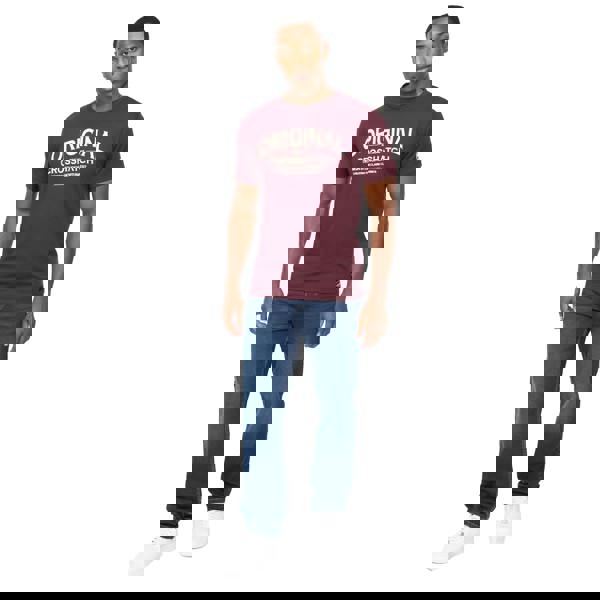 Crosshatch Mens Detendu Relaxed Fit Jeans - Dark Wash - 