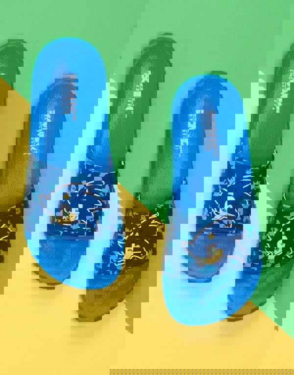 Sonic the Hedgehog Boys Blue Sonic Sliders