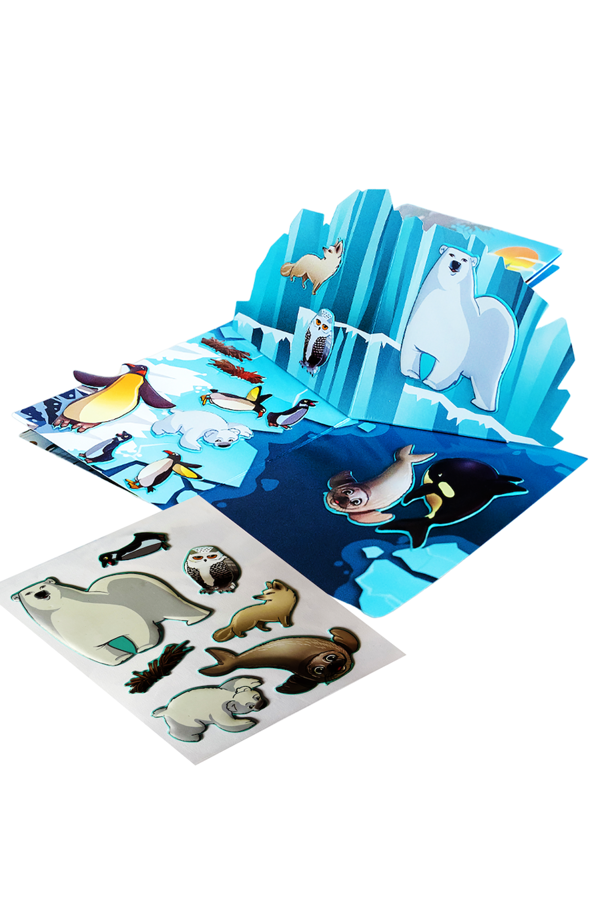 QwiToys 3 in 1 Animals Playbook