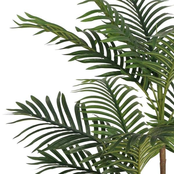 True Products Artificial Mini Palm Tree in Woven Rattan Effect Pot - 85cm