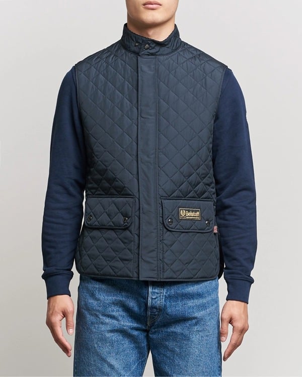 Belstaff Heritage Waistcoat Gilet Jacket - Dark Navy