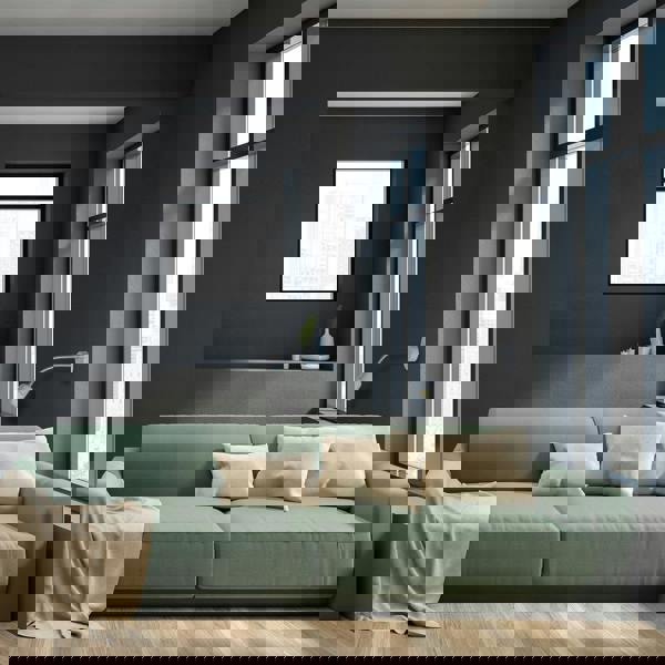 Milagro Maxi Wall Lamp Hand Made Scandi Style Cool Grey