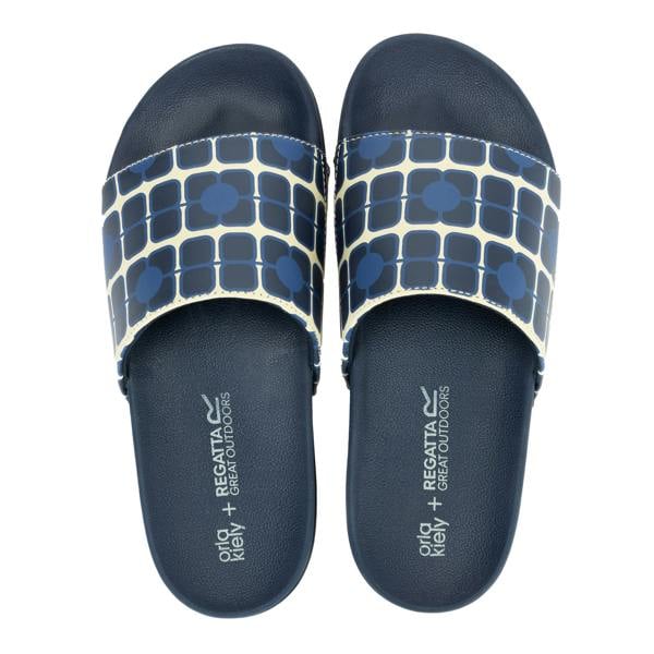 Regatta Womens/Ladies Orla Kiely Sliders - Navy - 