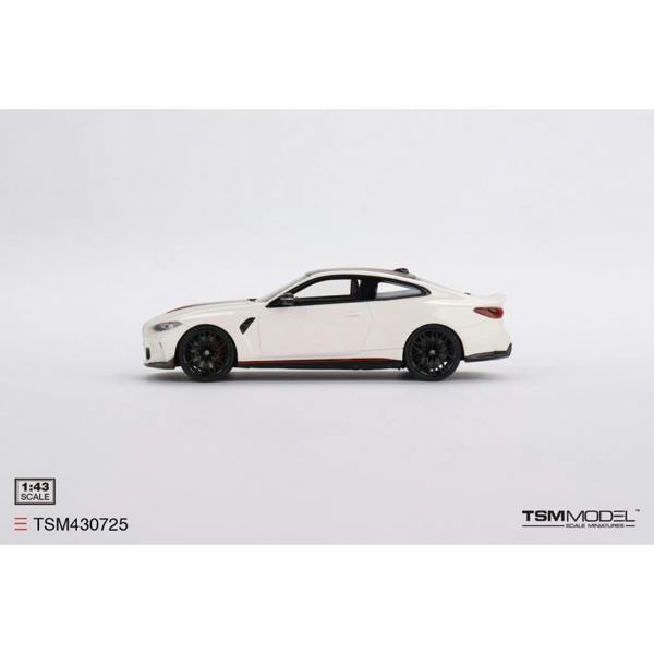 MCSlots BMW M4 CSL Alpine White 1:43 Scale TSM430725