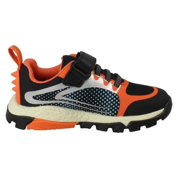 Clarks Boys Clarks Dinosaur Detail Casual Trainers Steggy2 Fly