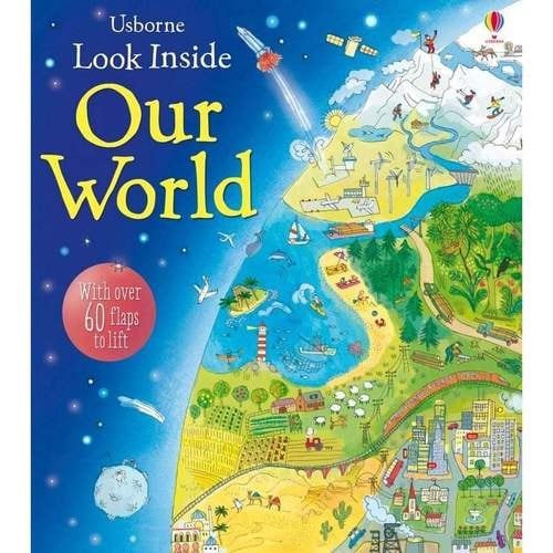 Look Inside 6 Book Set - Space, Animal Homes, Our World, Seas & Oceans, Jungle, Nature