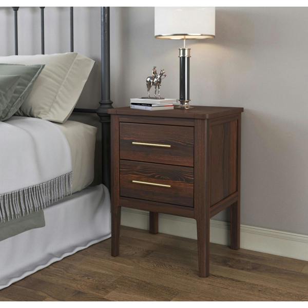 Cabinet Bits Carbini 2 Drawer  Bedside Table