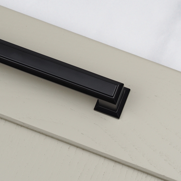 Matt Black Square Knob & Handle