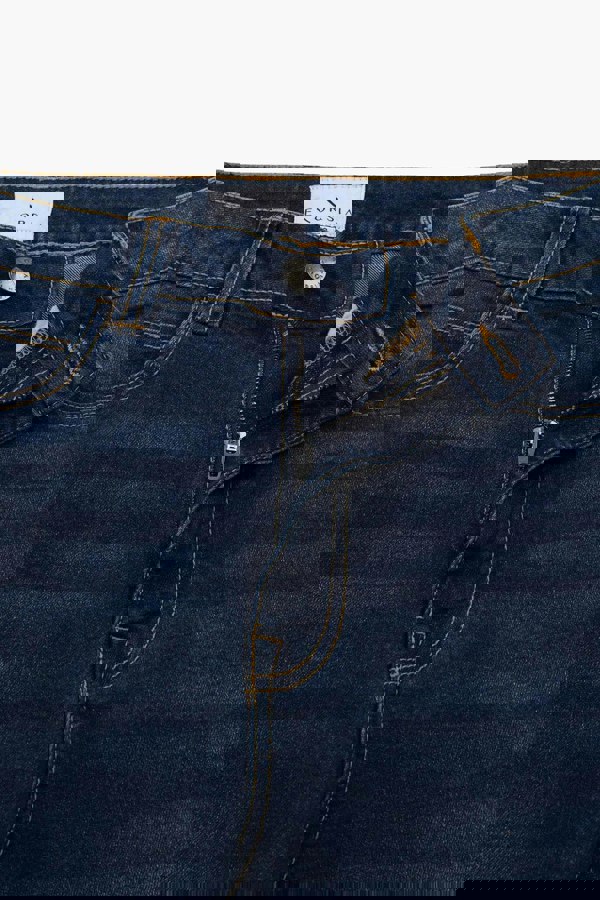 ENORSIA High Waist Regular Length Distressed Jeans