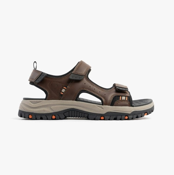 Skechers PREWITT - RIGDON Mens Sandals Brown/Black