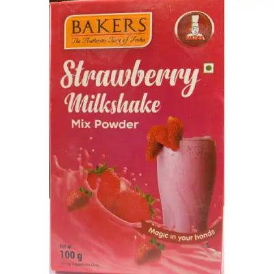 BAKERS MILKSHAKE MIX POWDER STRAWBERRY FLAVOUR 100g