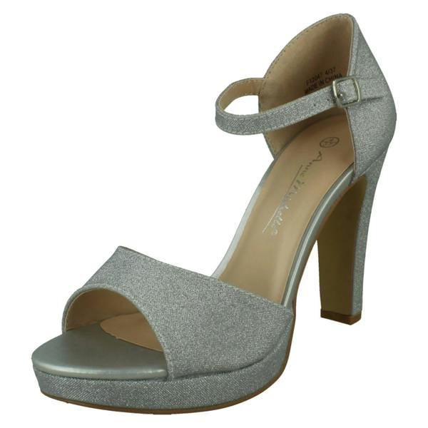 Anne Michelle Ladies Anne Michelle High Heel Platform Mule Sandal F12047