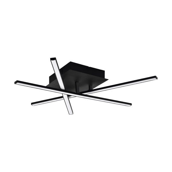 EGLO Lasana 3-Light Criss-Cross LED Black Ceiling Light