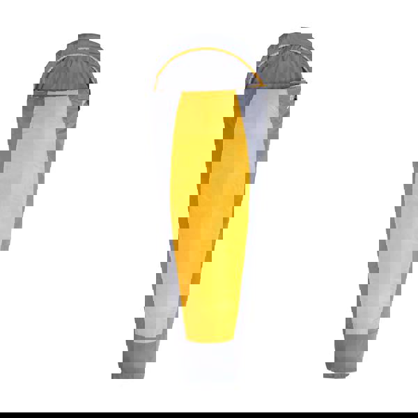 Mountain Warehouse Traveller 50 Summer Lightweight Mummy Sleeping Bag - Yellow - 