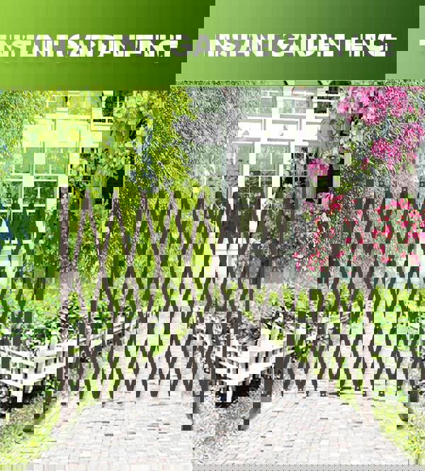 Security Gate Pet Baby Metal Barrier Garden Indoor Outdoor Expandable  3.3M