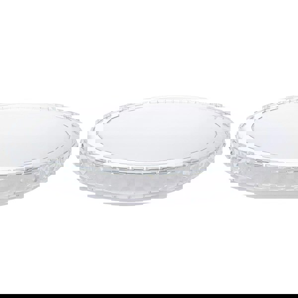 Milagro Layla Stylish White Ceiling Lamp 26W Led Dimmable With Invluded Remote Shade Designed To Give The Effect Of A Starry Sky