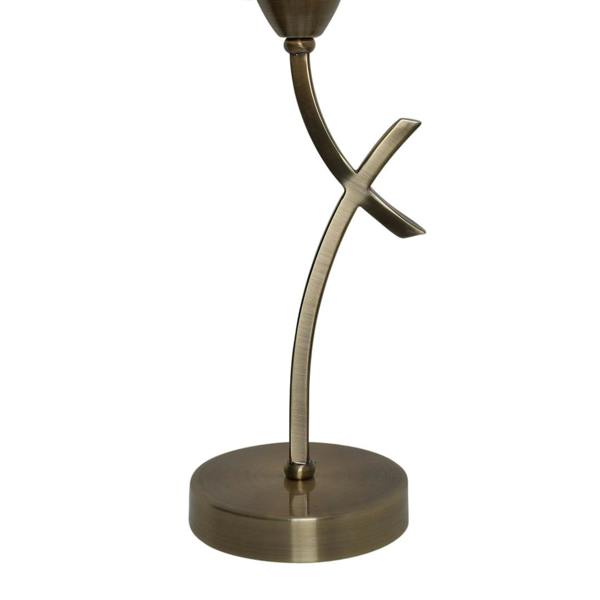 Justina Antique Brass Table Lamp