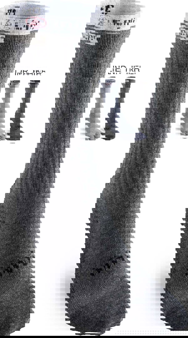 Injinji Men's Merino Wool Liner+Hiker Socks {INJ-333378}