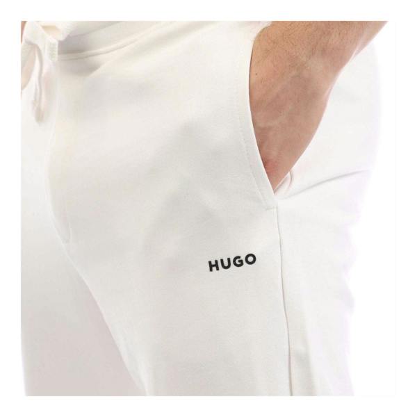 Hugo Mens Dayote232 Cotton Tracksuit Bottoms - Natural - 