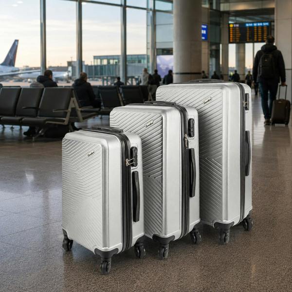 Groundlevel XL Delta Hard Shell 3 Piece Luggage Set