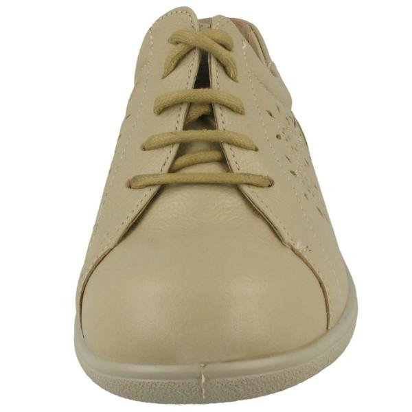DB Shoes Ladies Easy B Lace Up Trainers With Flower Detailing Carmen
