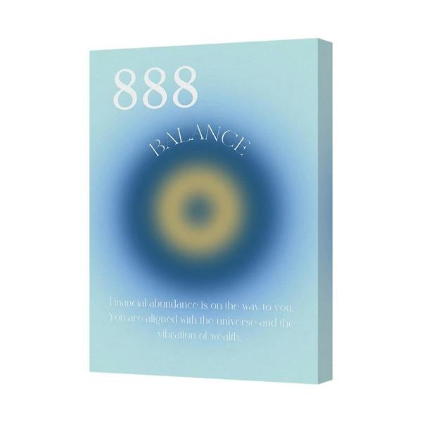 Benjamin Tate Design 888 Balance Canvas Wall Art Prosperity Abundance Modern Decor
