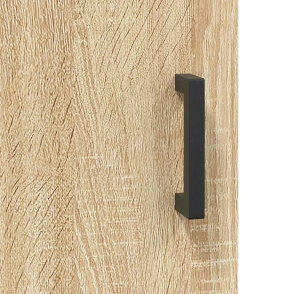 Berkfield Wall Mounted Cabinet Sonoma Oak 69.5x34x90 cm Engineered Wood