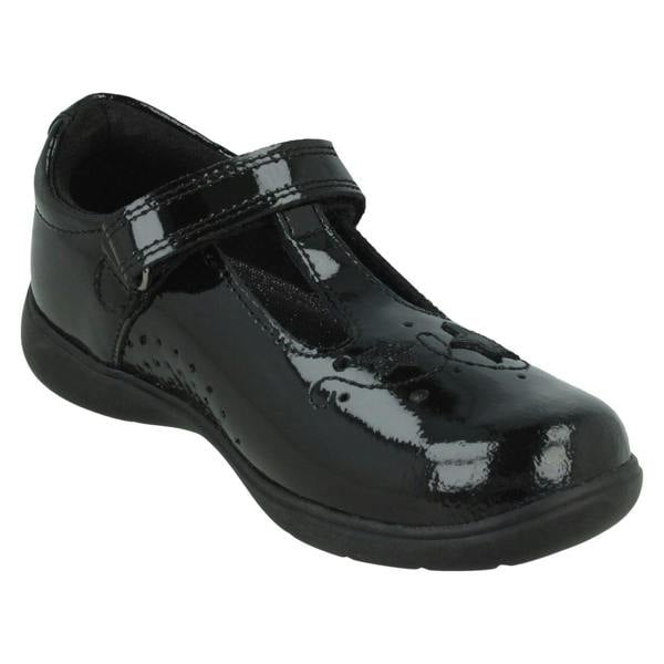Start-rite Girls Startrite T-Bar School Shoes Star Jump