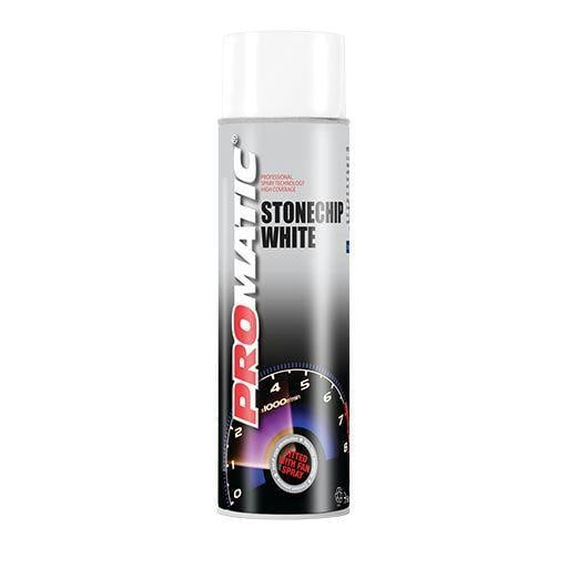 Promatic Stonechip White Spray Paint 500ml