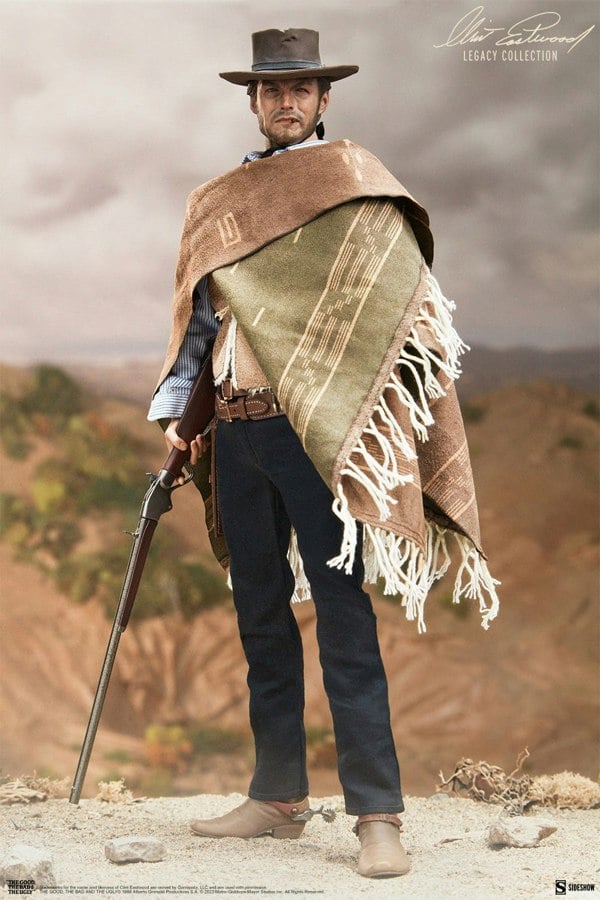 Sideshow The Man with No Name The Good The Bad and the Ugly 1:6 Articulated Figure 100451