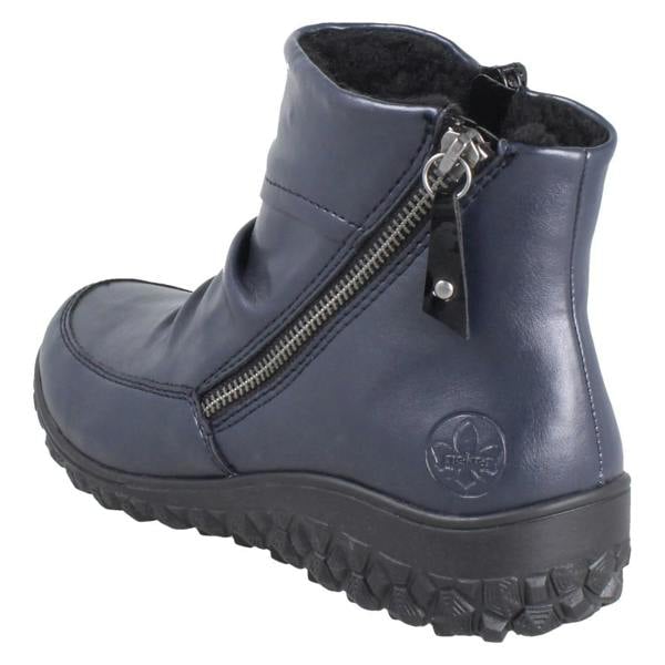 Rieker Ladies Rieker Zip Up Wide Fitting Boots 59585