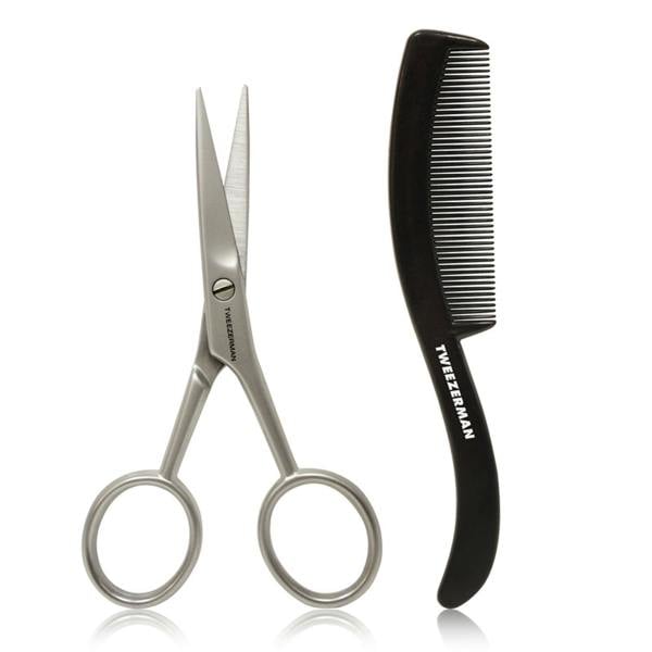 Tweezerman Moustache Scissors Comb