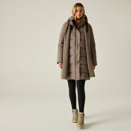 Regatta Womens Eryn Padded Jacket - Mocha/Black