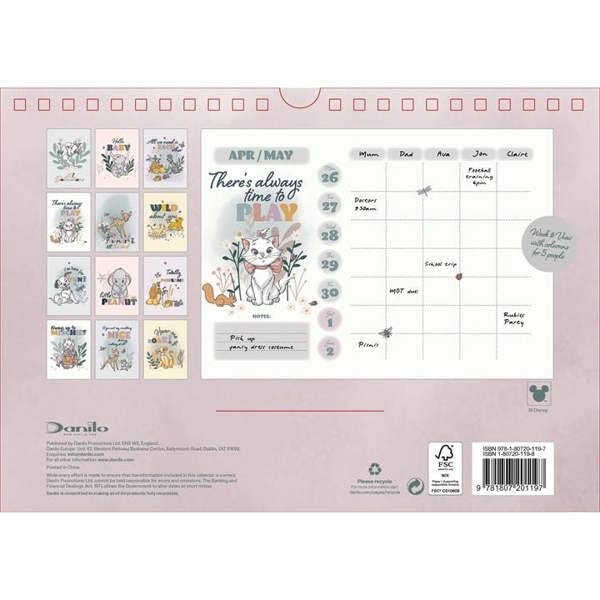 Disney Classics A4 Family Planner 2027, Family Planners, Week To View, Entertainment, Gift