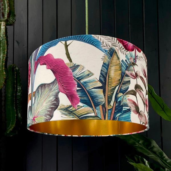 love frankie ice jungle lampshade gold lining