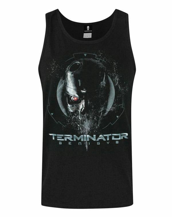 Vanilla Underground Terminator Mens Black Endoskeleton Vest