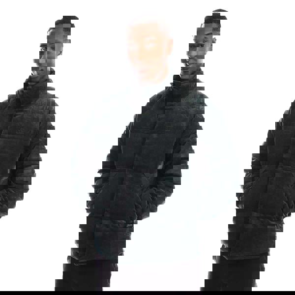 Adidas Mens Corded Down Jacket - Green