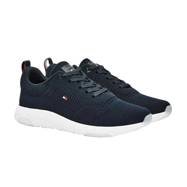 Tommy Hilfiger Mens Tevo Run Running Trainers - Sky Blue - 