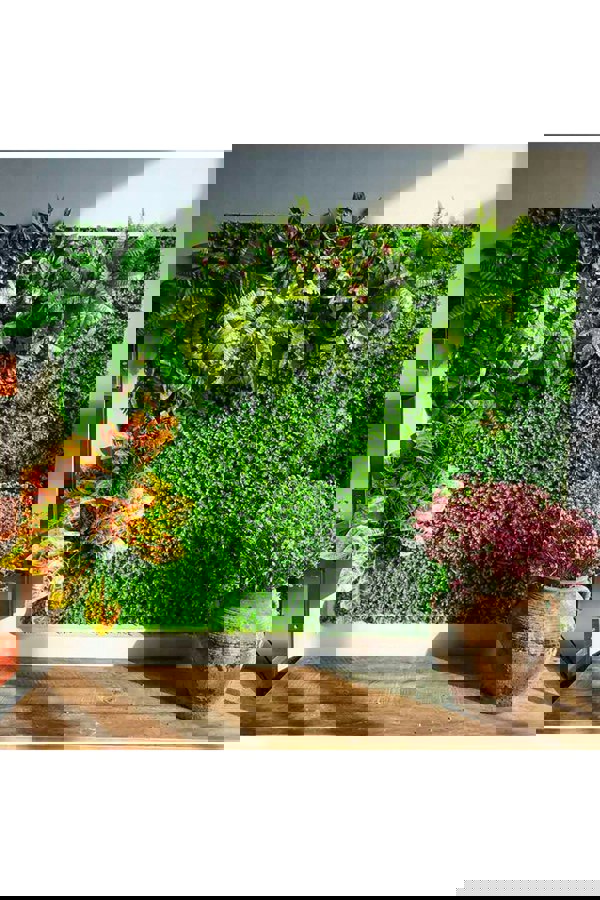 Living and Home 6 Pcs 40x60cm Artificial Eucalyptus Leaf Wall Panel Lawn Background Wall