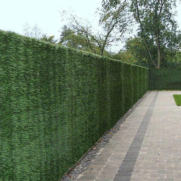 Artificial Conifer Hedge Garden Fence Privacy Screen - Evergreenery