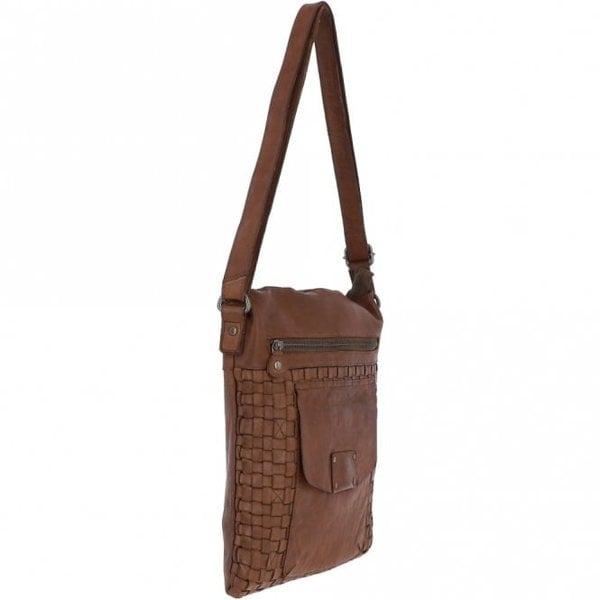 Ashwood Woven Large Leather Vintage Crossbody Bag