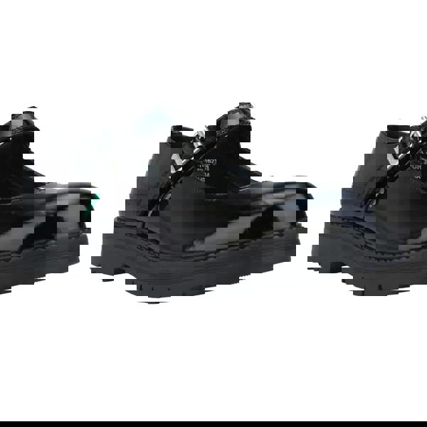 Kickers Womens/Ladies Finley Patent Shoes - Black - 