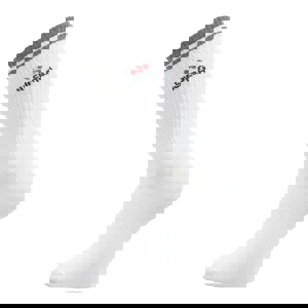 Superga Unisex Adult Ribbed Knitted Socks (Pack of 3) - White - 