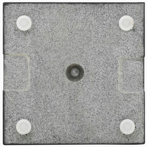 Berkfield Parasol Base Granite 20 kg Square Black