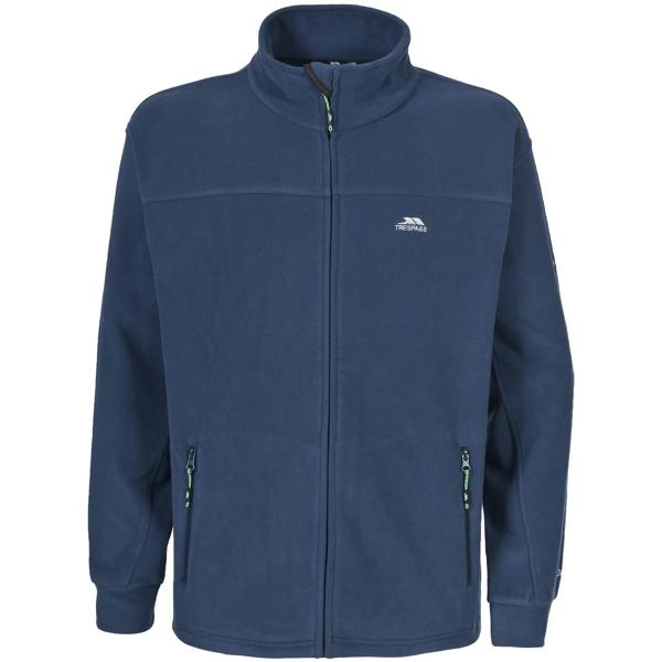 Trespass Mens Bernal Full Zip Fleece Jacket - Navy - 
