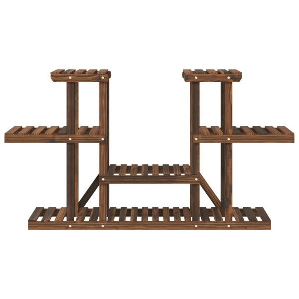 Berkfield Flower Stand 110x25x73 cm Solid Wood Fir