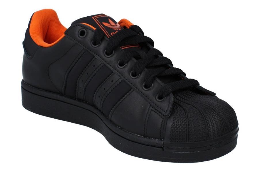 Adidas Originals Superstar Ii Mens Trainers  JS2834 - Black Black Orange JS2834 - Photo 3